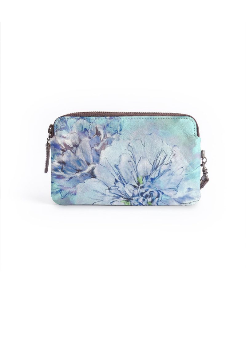 Blue Peonies Clutch - Image 2
