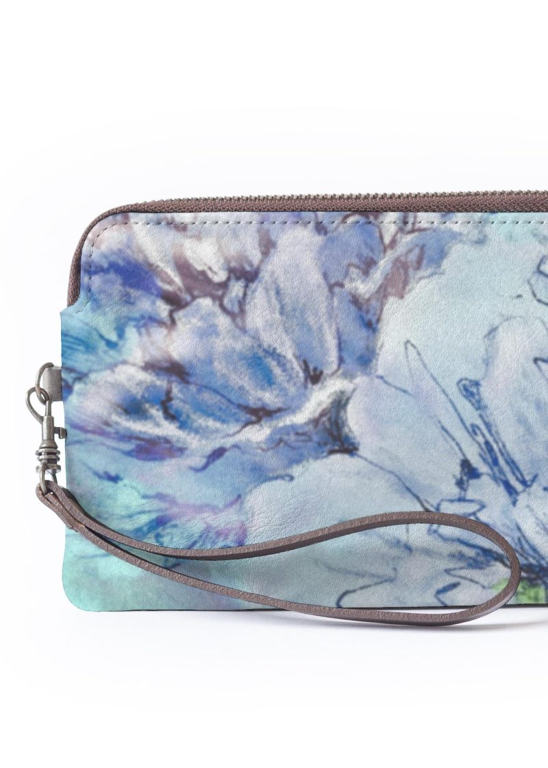 Blue Peonies Clutch - Image 3