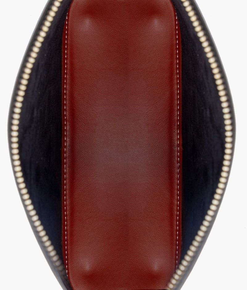 Black and rust dome cross-body bag - Image 6