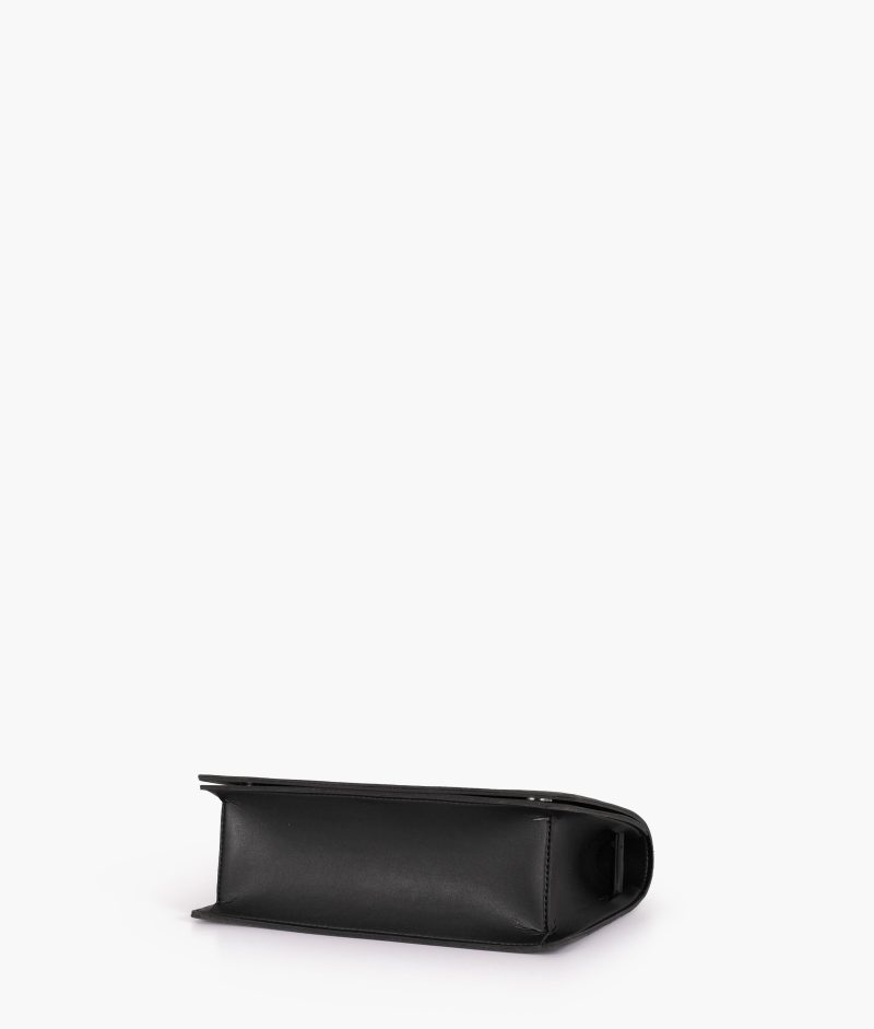 Black loop strap shoulder bag - Image 6