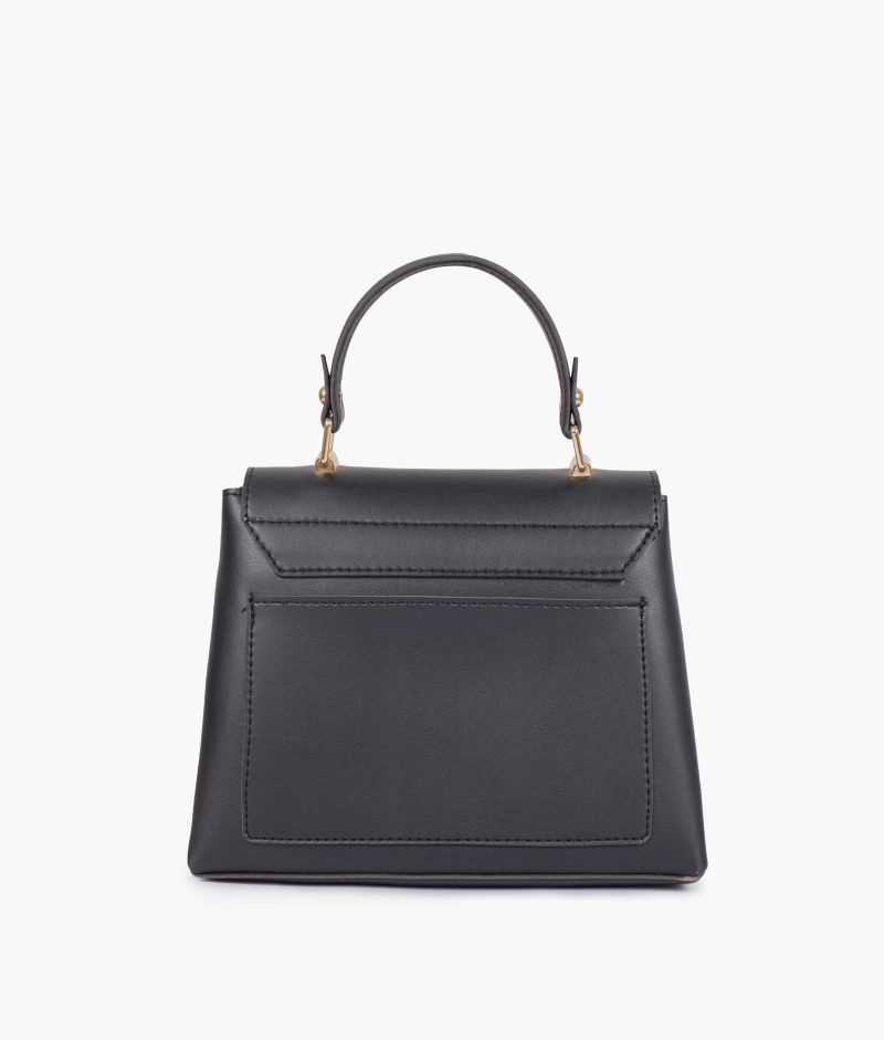 Black mini top-handle bag - Image 5