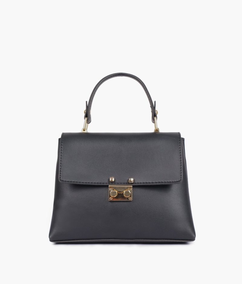 Black mini top-handle bag - Image 4