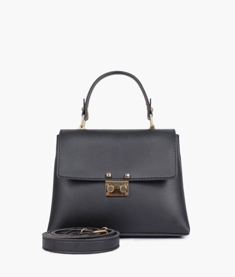 Black mini top-handle bag - Image 3