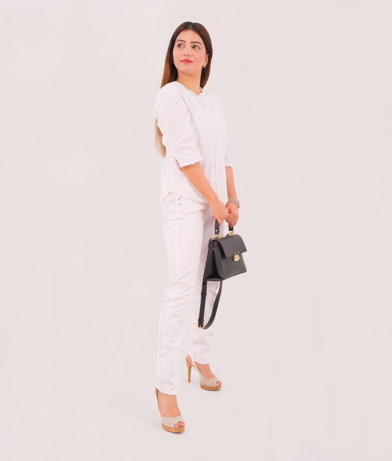 Black mini top-handle bag - Image 9