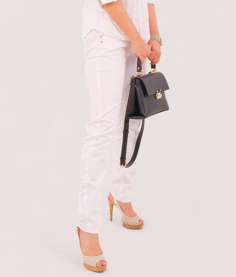 Black mini top-handle bag - Image 2