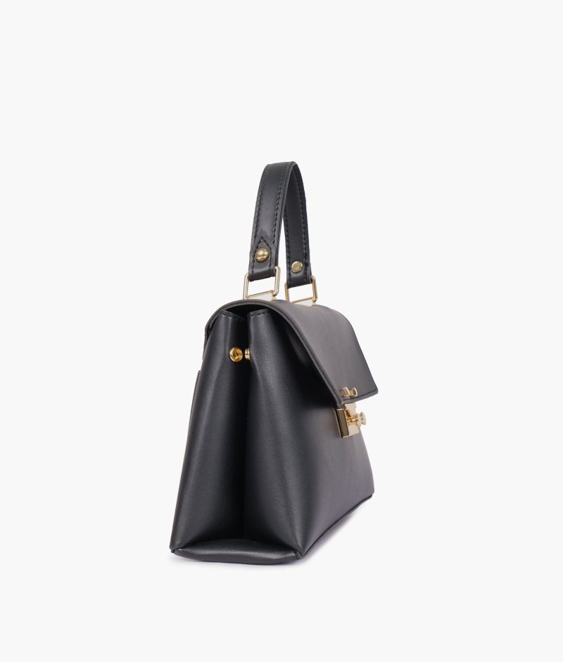 Black mini top-handle bag - Image 6