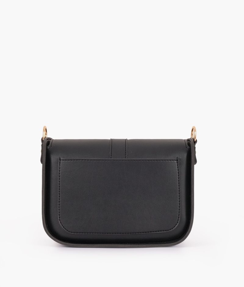 Black saddle buckle bag - Image 5