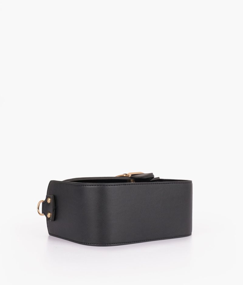 Black saddle buckle bag - Image 7