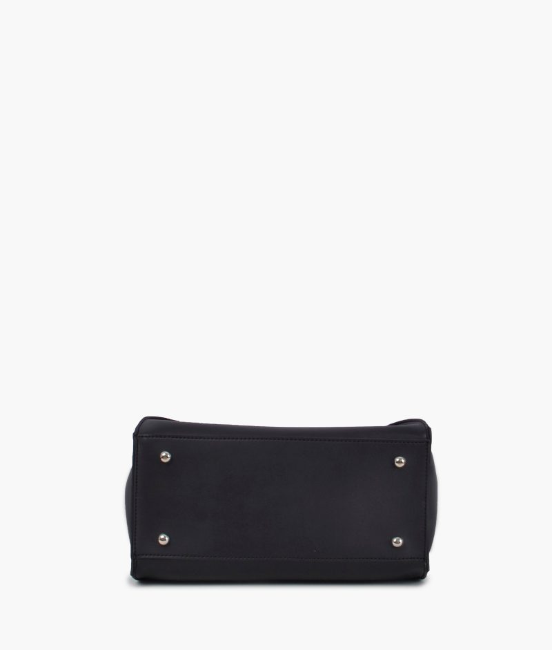 Black shopping tote bag - Image 5