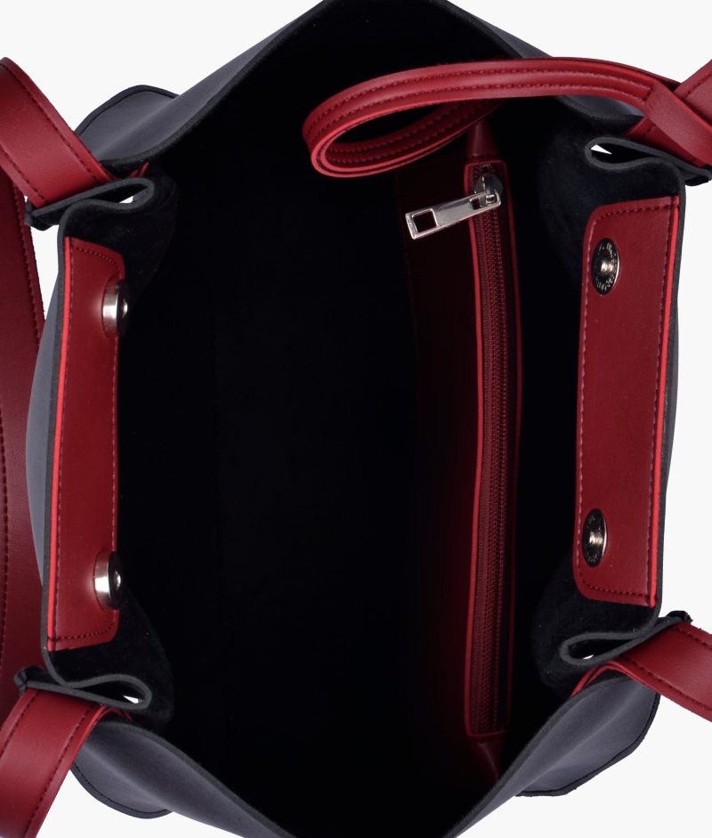 Black shopping tote bag - Image 6