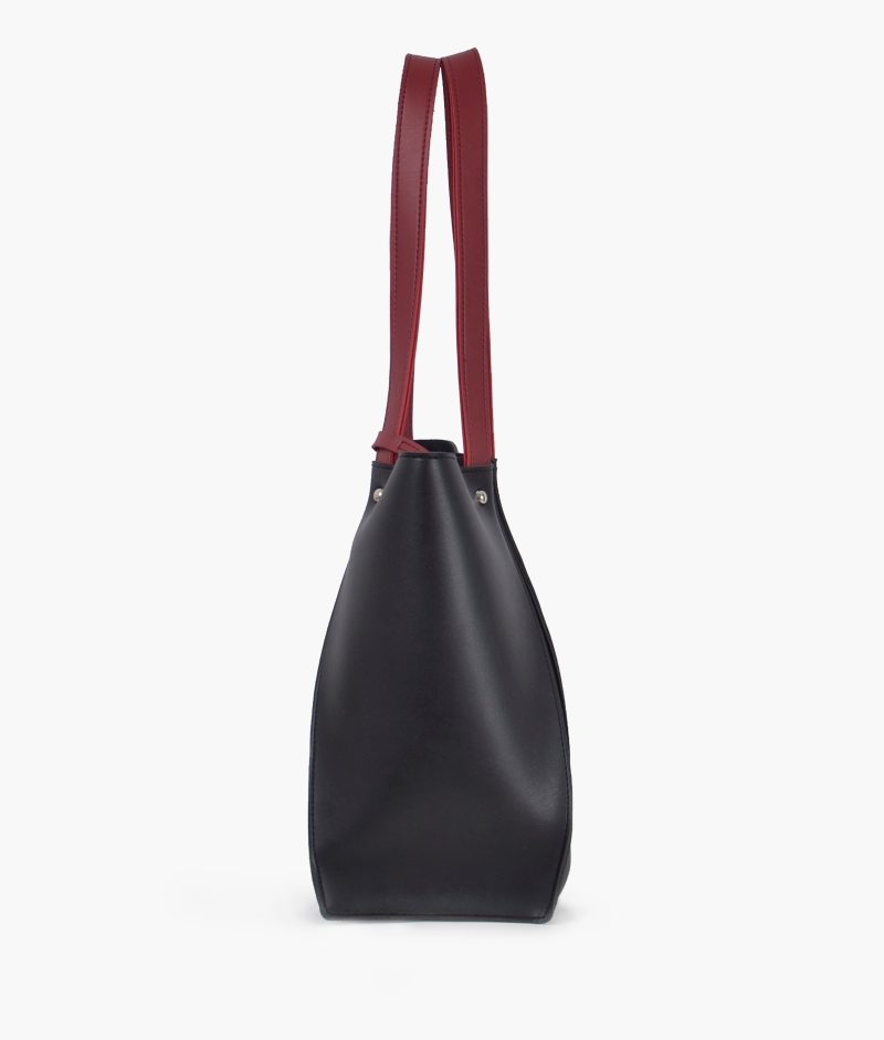 Black shopping tote bag - Image 4