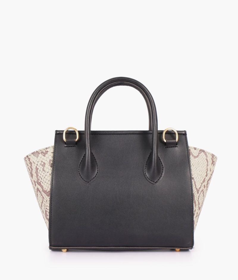 Black trapeze handbag - Image 5
