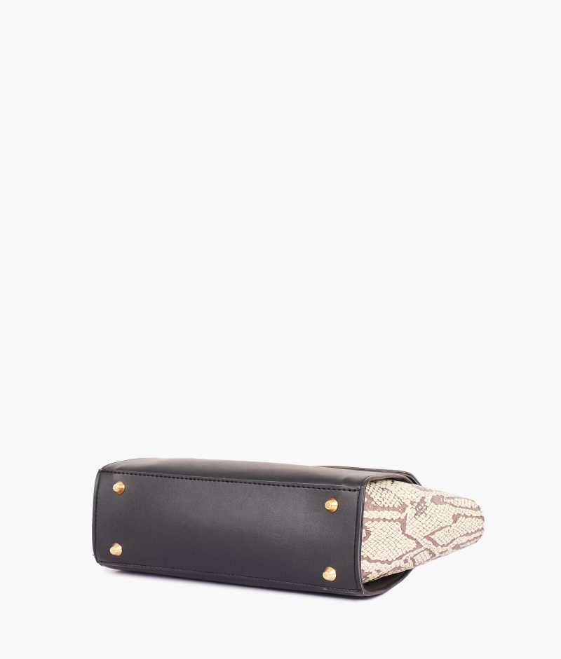 Black trapeze handbag - Image 6
