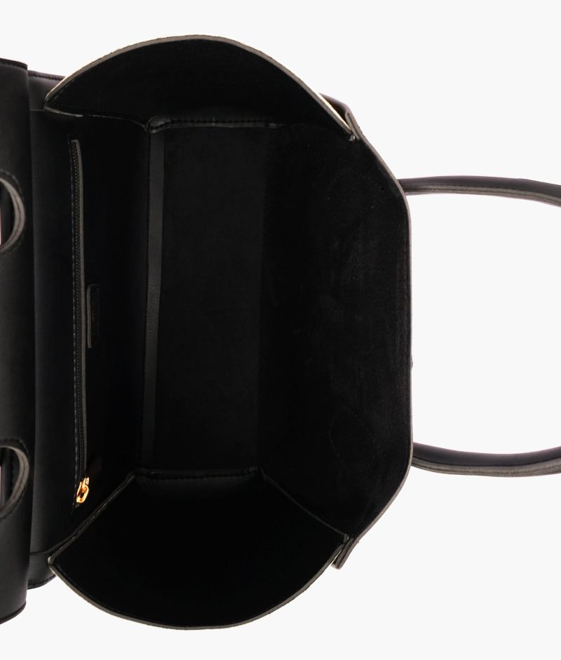 Black trapeze handbag - Image 7