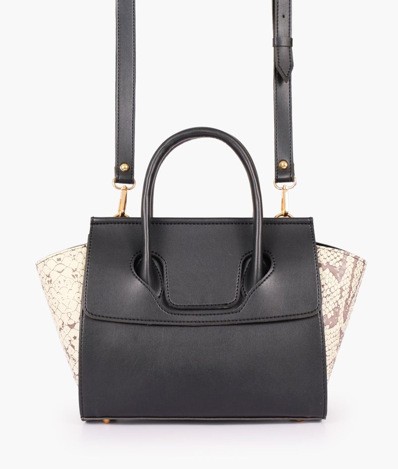 Black trapeze handbag - Image 2