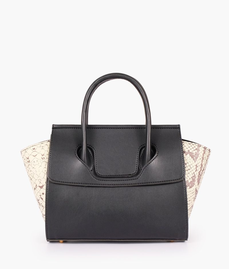 Black trapeze handbag - Image 3
