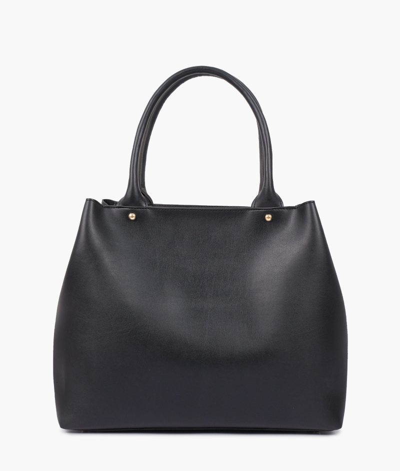 Black zipper tote bag - Image 5