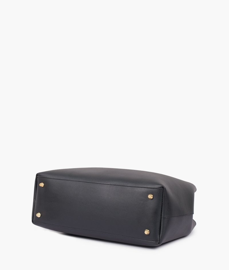 Black zipper tote bag - Image 7