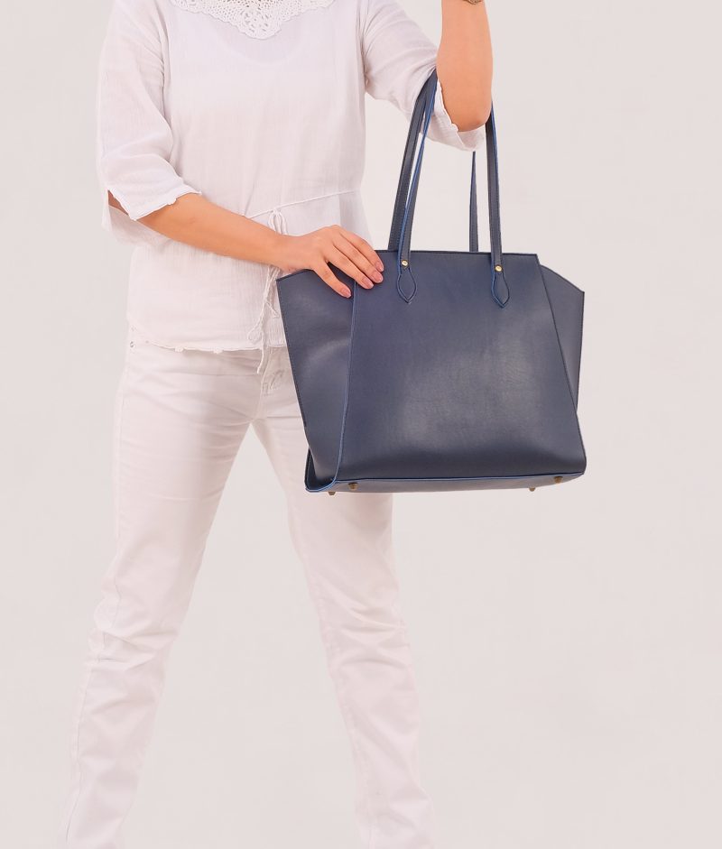 Blue classic tote bag - Image 2