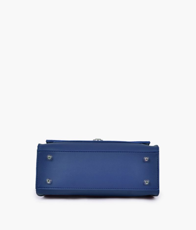 Blue push-lock messenger bag - Image 6