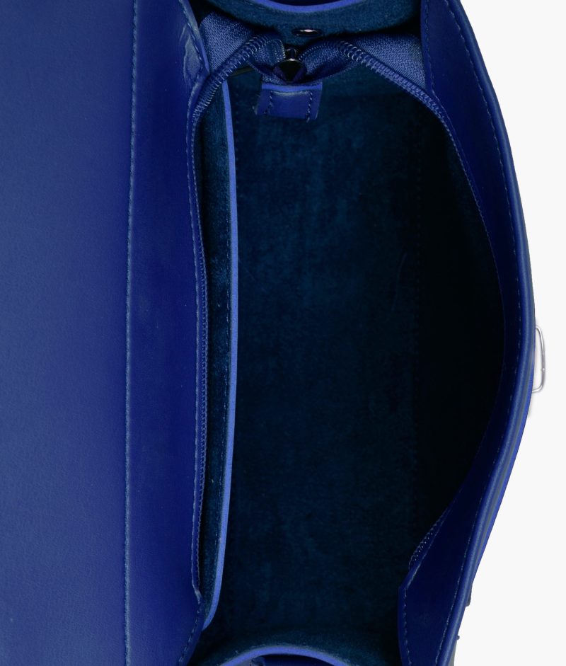 Blue push-lock messenger bag - Image 7