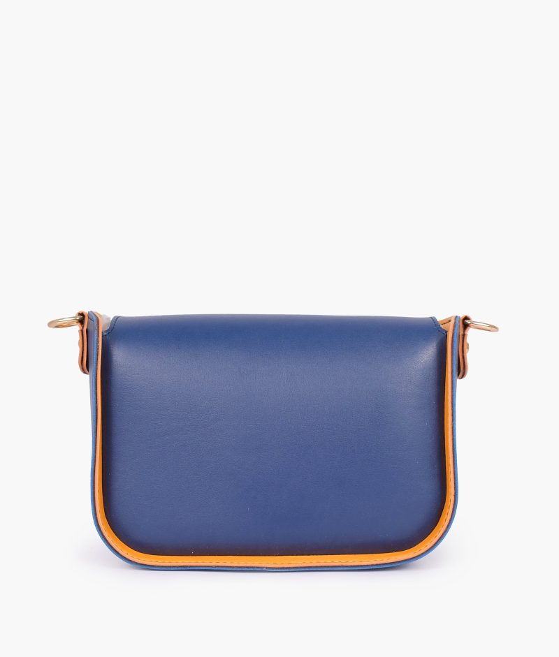 Blue saddle bag with twist lock - Image 6