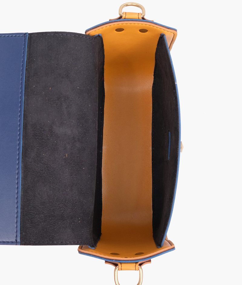Blue saddle bag with twist lock - Image 8