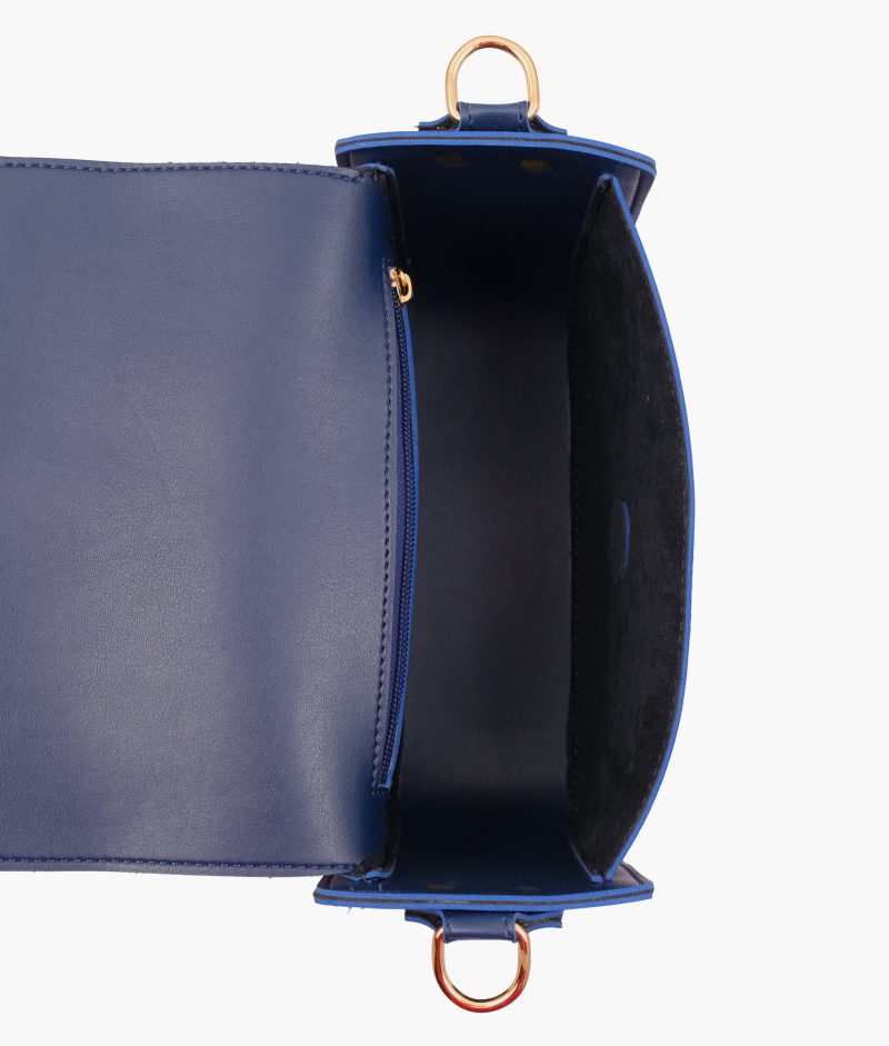 Blue saddle buckle bag - Image 8