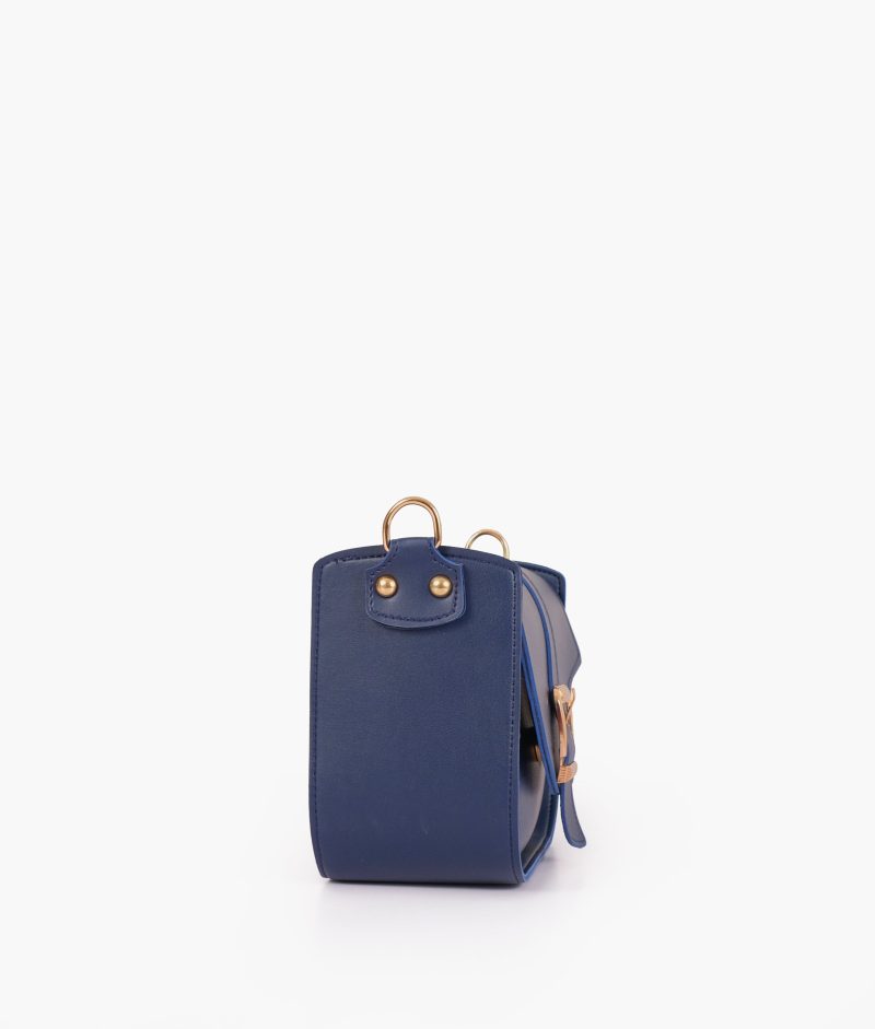 Blue saddle buckle bag - Image 6